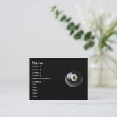 Carte de visite de Huit-Ball (Debout devant)