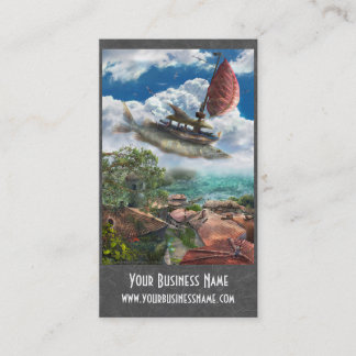 Carte de visite de Imaginaire avec navire unique