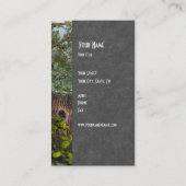 Carte de visite de Imaginaire avec navire unique (Dos)