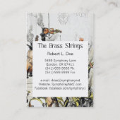 Carte de visite de J J Grandville pour des (Dos)