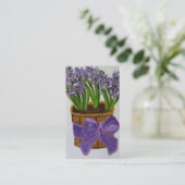 Carte de visite de jacinthe (Debout devant)