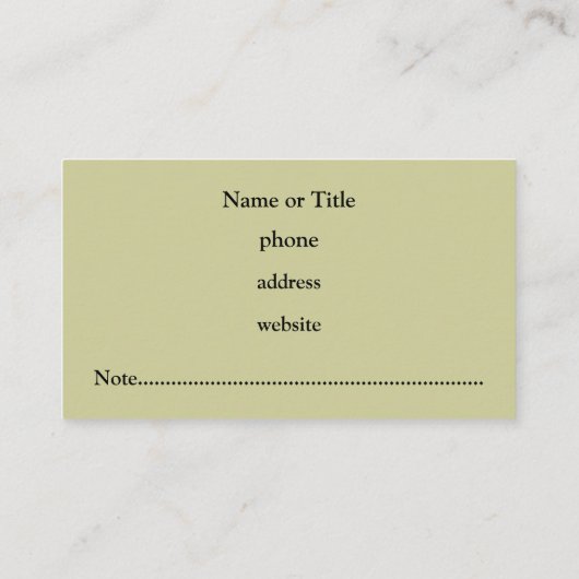 Carte de visite de Jacquard foncé professionnel (Dos)