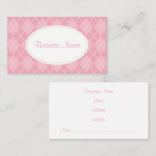 Carte de visite de Jacquard rose Dusty