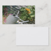 Carte de visite de jardin (Devant / Derrière)