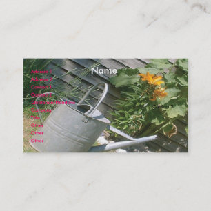 Carte de visite de jardin