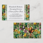 Carte de visite de jardin botanique tropical (Devant / Derrière)