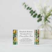 Carte de visite de jardin botanique tropical (Debout devant)