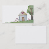 carte de visite de jardin de maison d'amour (Devant / Derrière)