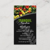 Carte de visite de jardin paysager (Devant)