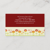 Carte de visite de jardin rétro (Dos)