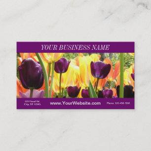 Carte de visite de jardin Tulip