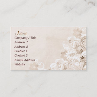 Carte de visite de jardin urbain