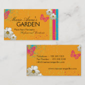 Carte de visite de jardinage moderne (Devant / Derrière)