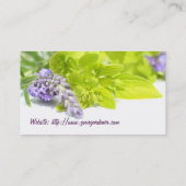 Carte de visite de jardinier (Dos)