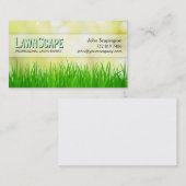 Carte de visite de jardinier d'aménagement de soin (Devant / Derrière)