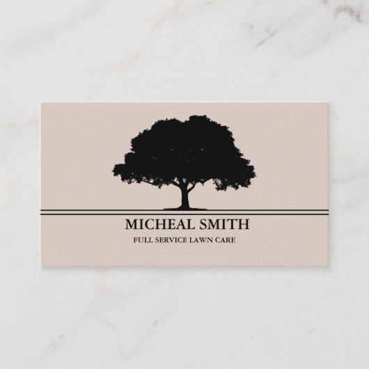 Carte de visite de jardinier de jardin paysager (Devant)