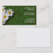 Carte de visite de jardinier de jardin paysager (Devant / Derrière)