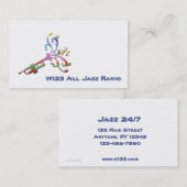 Carte de visite de jazz (Devant / Derrière)