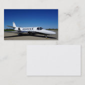 Carte de visite de jet privé (Devant / Derrière)