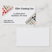 Carte de visite de jeu (Devant / Derrière)