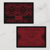 Carte de visite de jeune mariée de vampire (Devant / Derrière)