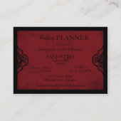 Carte de visite de jeune mariée de vampire (Dos)