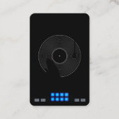 carte de visite de jockey à disques tournants silh (Devant)