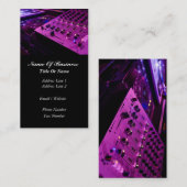 Carte de visite de jockey de disque (Devant / Derrière)