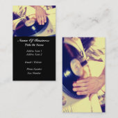 Carte de visite de jockey de disque (Devant / Derrière)