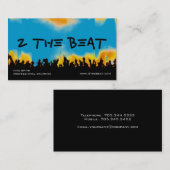 Carte de visite de jockey de disque (Devant / Derrière)