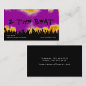 Carte de visite de jockey de disque (Devant / Derrière)