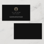 Carte de visite de jockey sur disque pour écouteur (Devant / Derrière)