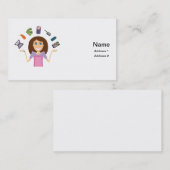 carte de visite de jonglerie de maman (Devant / Derrière)