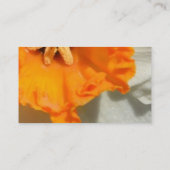 Carte de visite de jonquille (Dos)