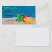 Carte de visite de jouets d'enfants (Devant / Derrière)