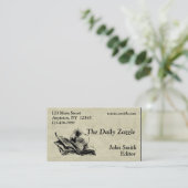 Carte de visite de journal (Debout devant)