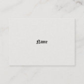 Carte de visite de journal (Dos)