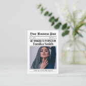 Carte de visite de journal, African Hair Braiding (Debout devant)