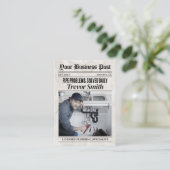 Carte de visite de journal, Plumber Plumbing Pro (Debout devant)