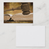 Carte de visite de jugement (Devant / Derrière)