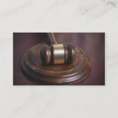 Carte de visite de juges (Dos)