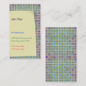 Carte de visite de Julia's Carreaux (Devant / Derrière)