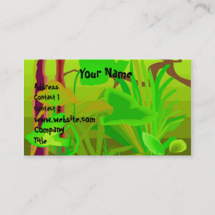 Carte de visite de jungle