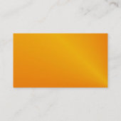 Carte de visite de jus d'orange (Dos)