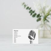 Carte de visite de Karaoke (Debout devant)