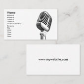 Carte de visite de Karaoke (Devant / Derrière)