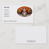 Carte de visite de Kilroy de sapeur-pompier (Devant / Derrière)