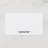 Carte de visite de Kilroy de sapeur-pompier (Dos)