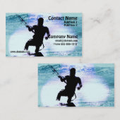 Carte de visite de Kiteboarding (Devant / Derrière)
