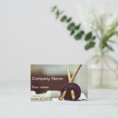 Carte de visite de Knit et de crochet (Debout devant)